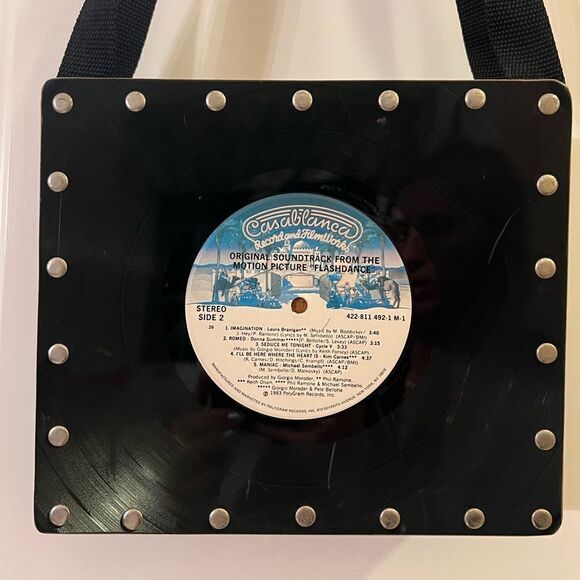 FLASH DANCE RECORD HANDBAG!!! - Picture 2 of 5